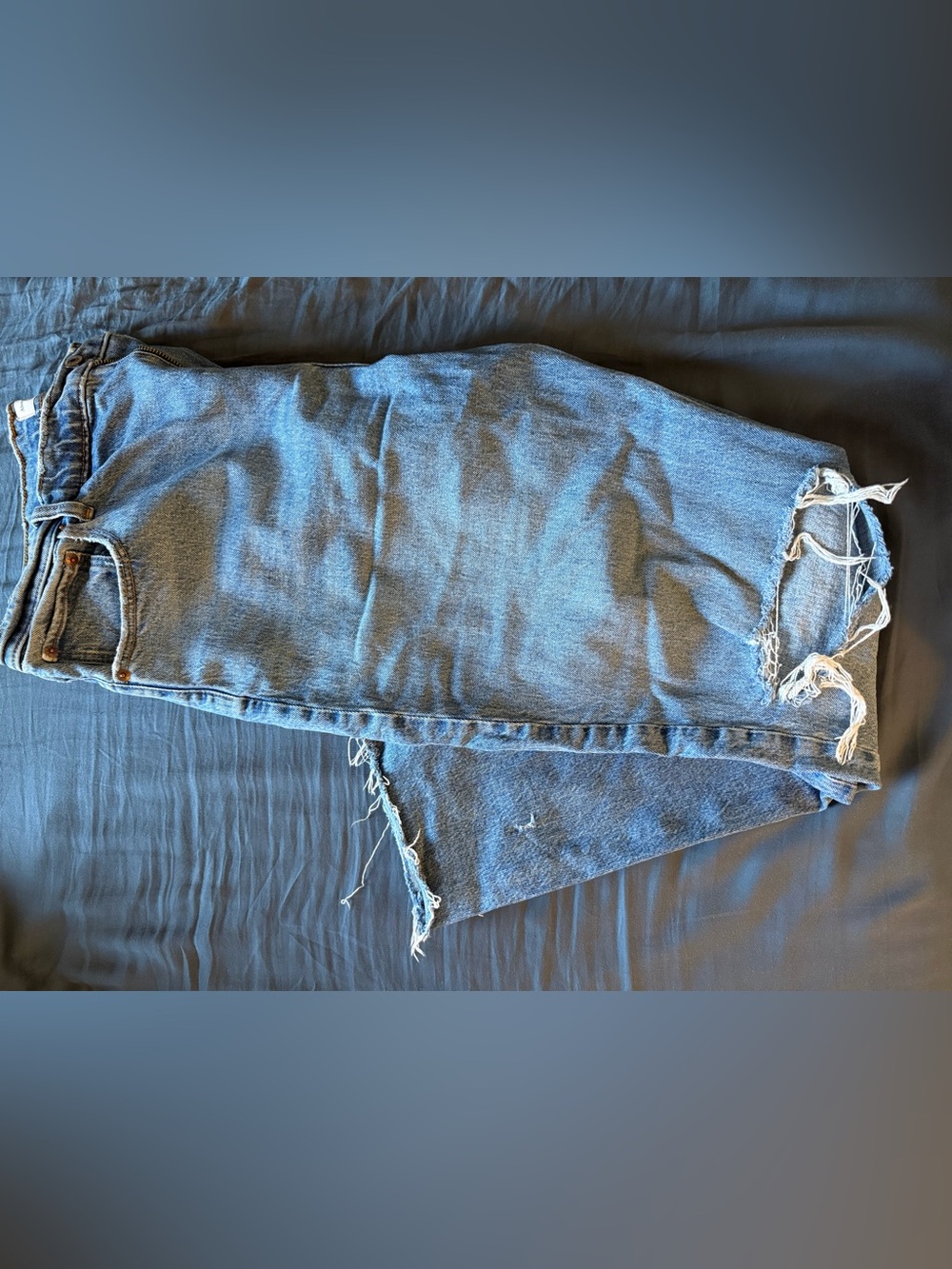 Abercrombie & Fitch Light Blue High-Rise Denim Jeans